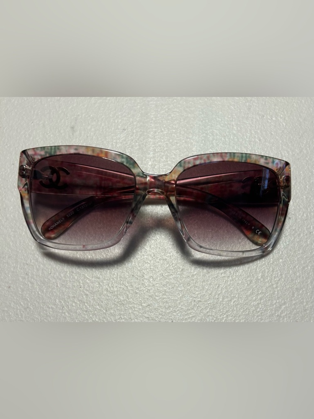 Chanel Women's Multicolor Frame Sunglasses - Pink/purple Lenses